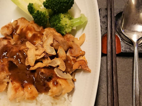 チキンのマーマレードグリル