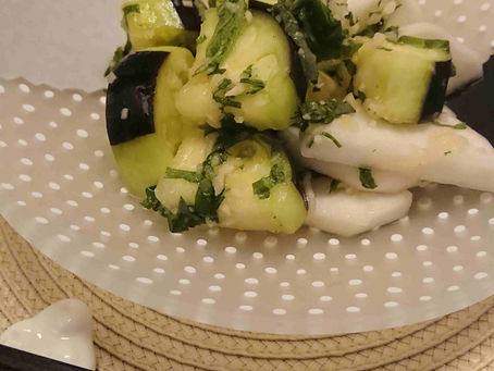 水ナスとカブの即席漬け