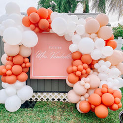 Future Mrs Customized Organic arch with rental backdrop