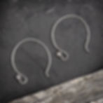 Argentium Silver Balled Silver Balloon Hooks.
