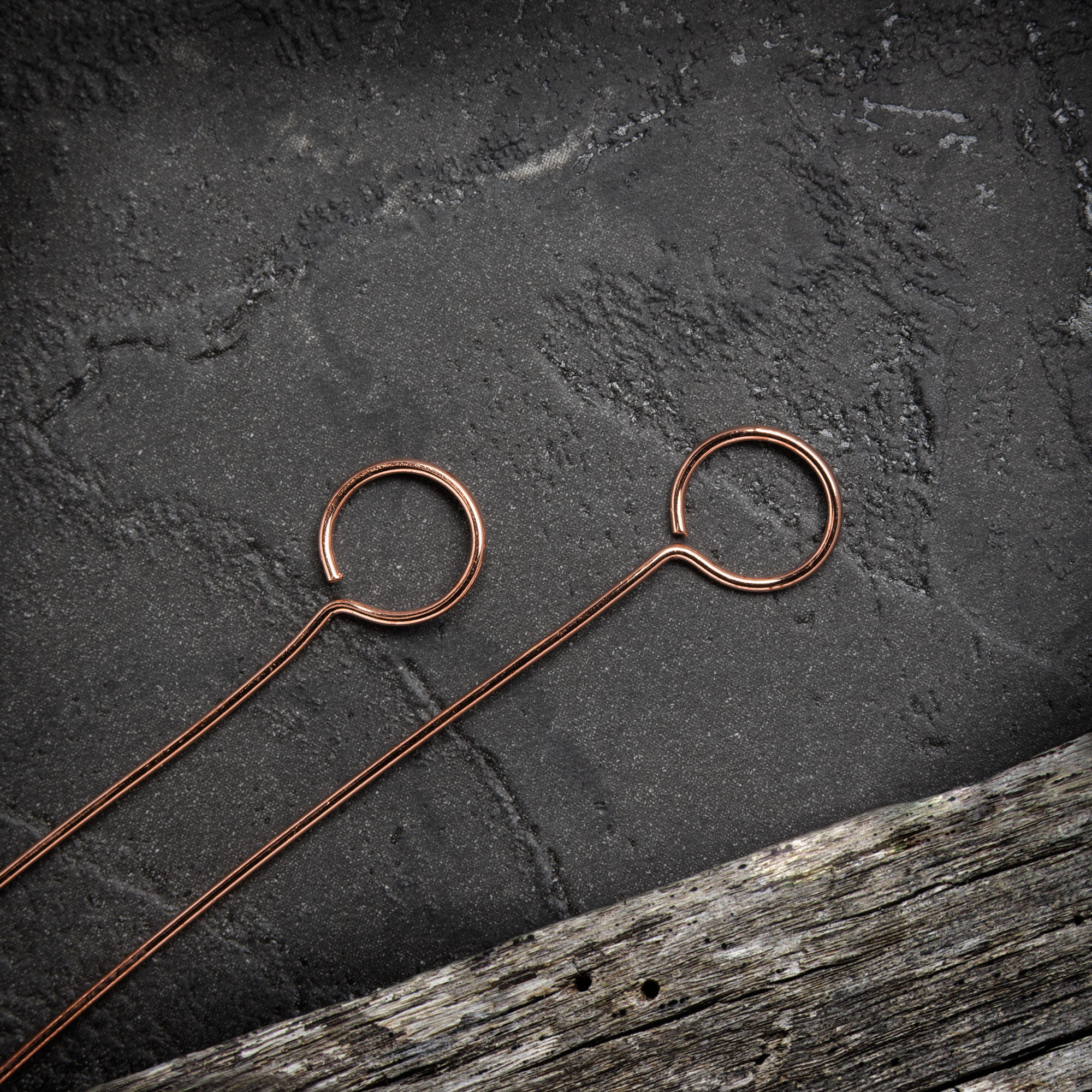 Bare Copper eyepins for jewellery making