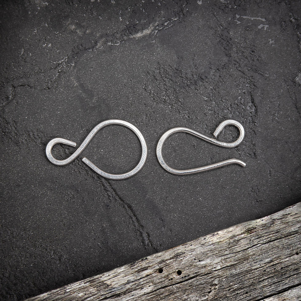 Argentium Silver Hook & Eye Clasp for jewellery making