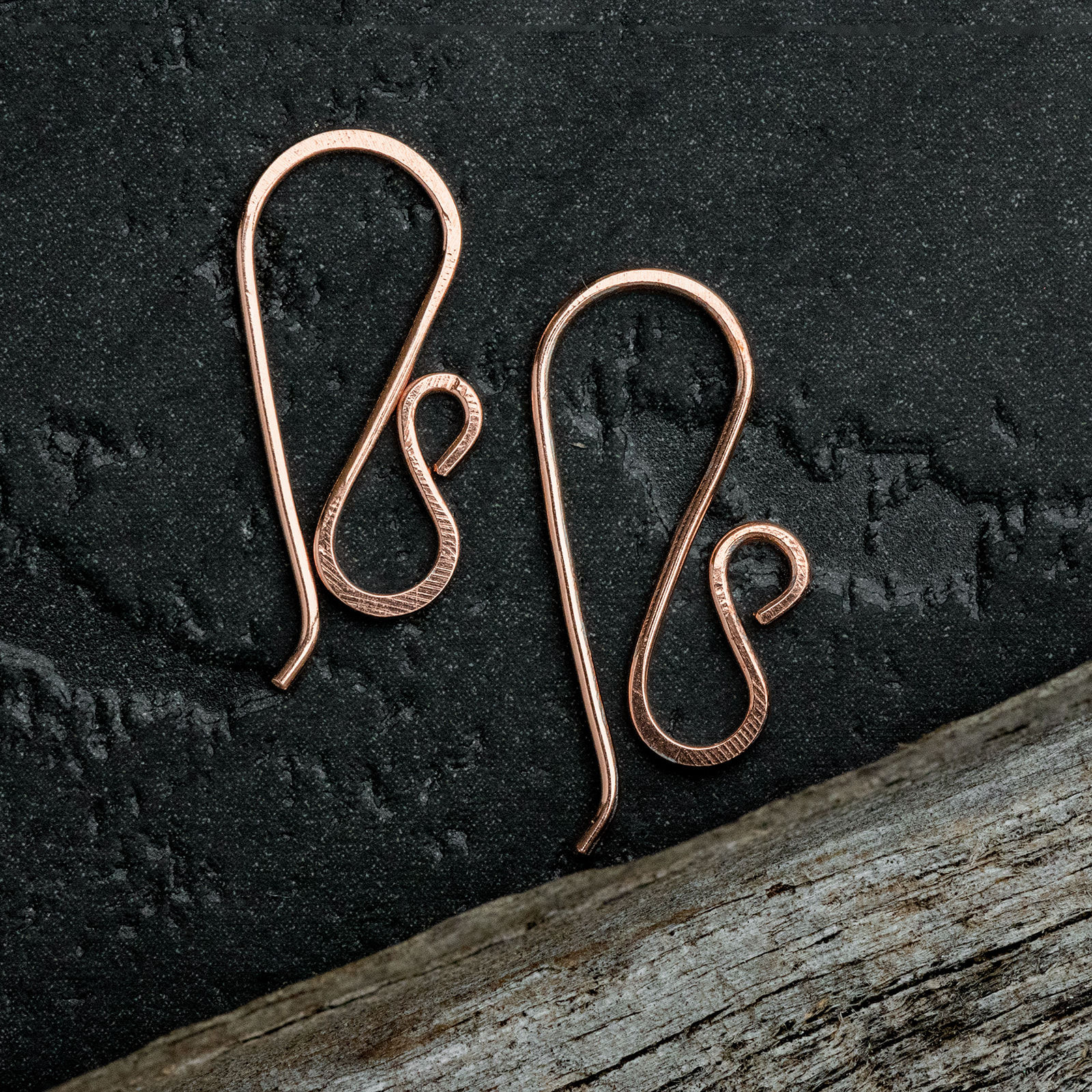 Bare Copper earring findings australia