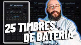 "RF-DRUMS" 25 KITS Profissionais Vintage e Modernos
