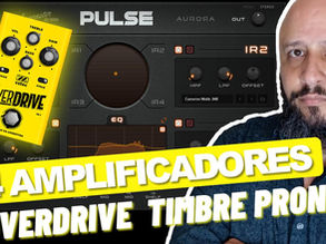 "PULSE" 4 AMPLIFICADORES + LEITOR DE IR + OVERDRIVE VZTEC