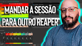 EXPORTAR Projeto do REAPER para ABRIR em outro REAPER / *1AssimFicaFácil