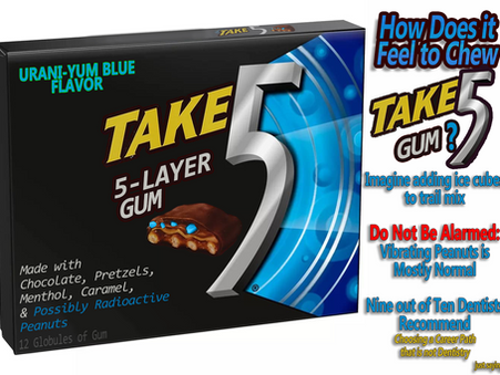 Take 5 Gum | Urani-yum Blue Flavor