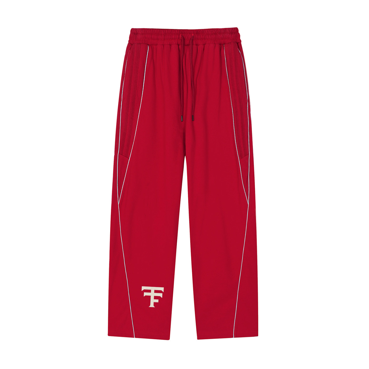 Reflection Striped Straight-Leg Sweatpants