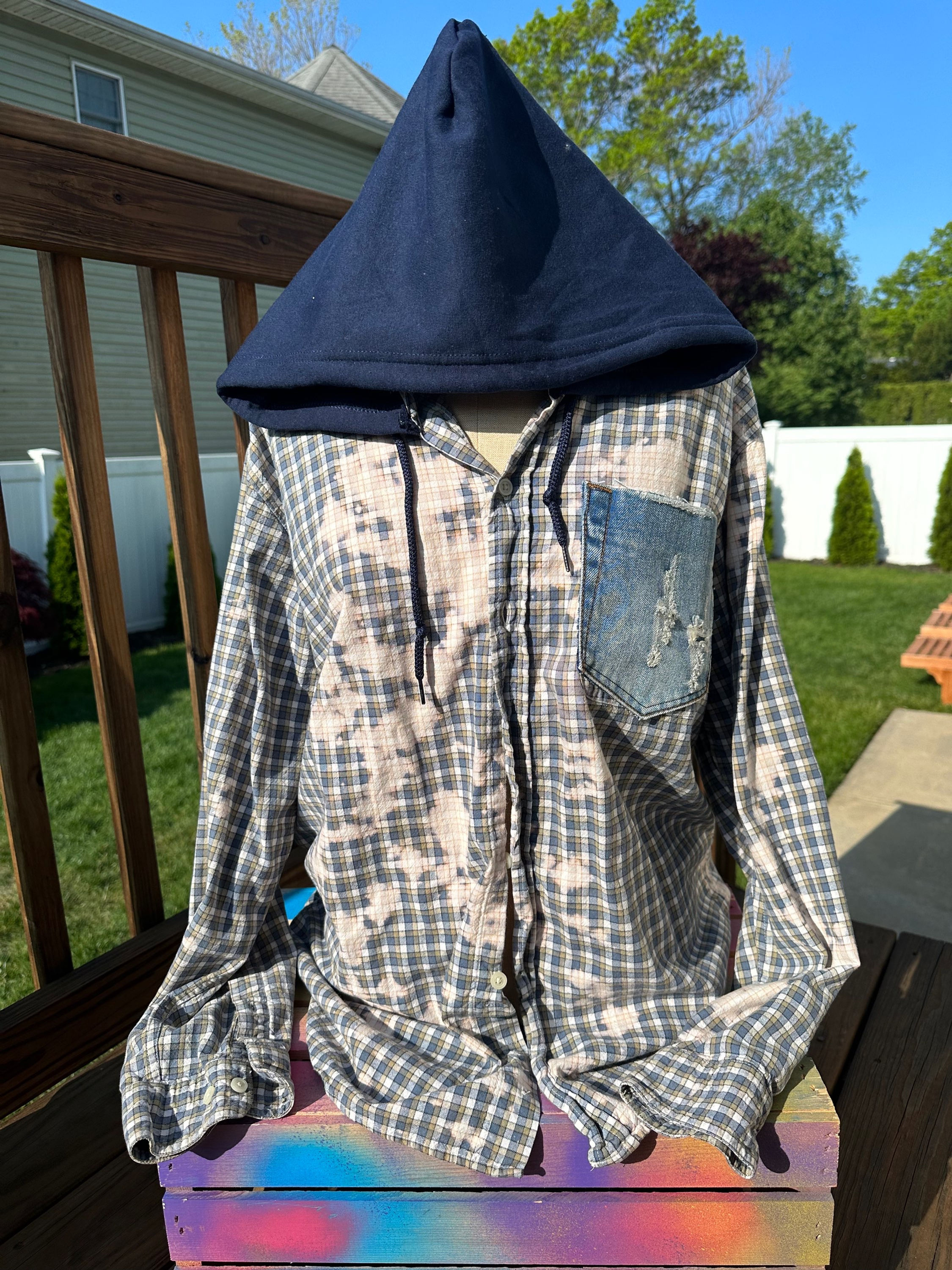 Adult Upcycled Flannel - Large