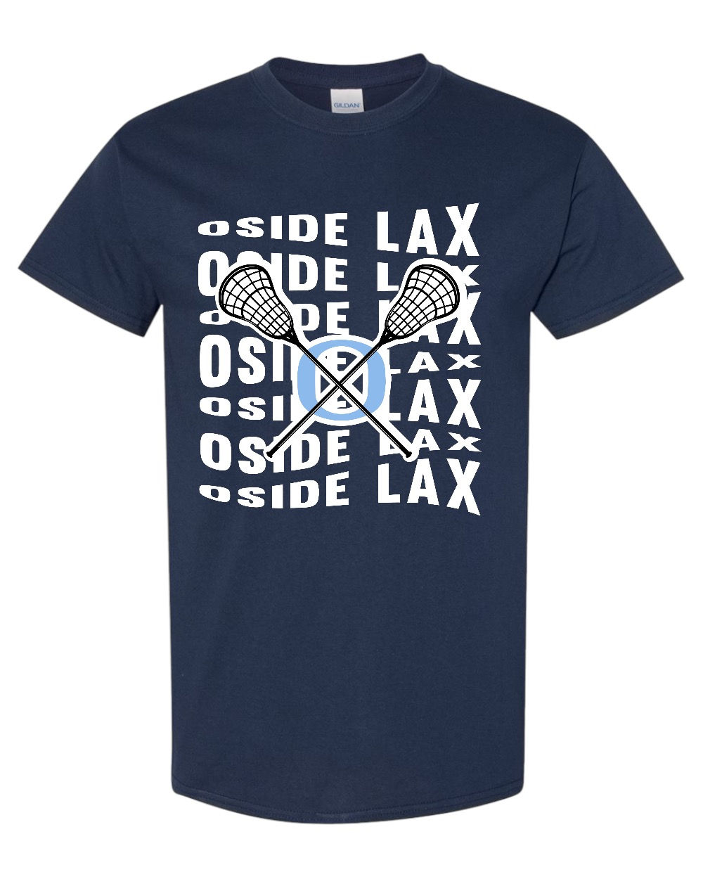 Personalized Oside Lax Tee  Option #1