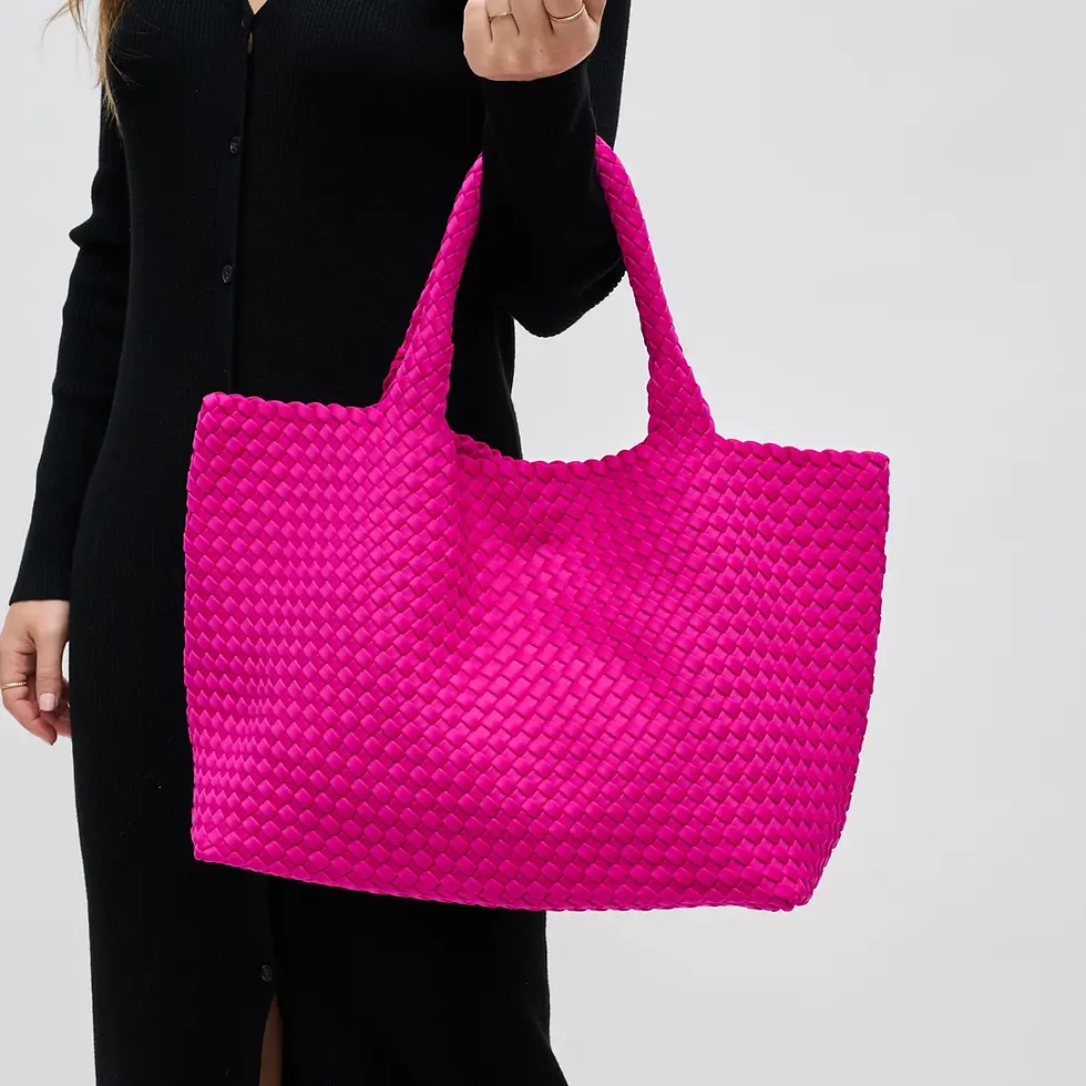 Thumbnail: Sky's the Limit - Large Woven Neoprene Tote