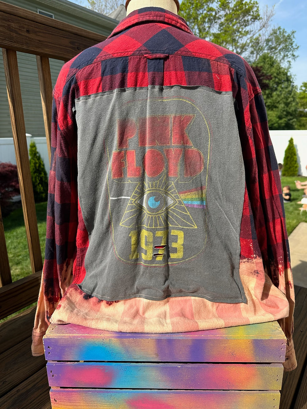 Adult Upcycled Flannel - Large