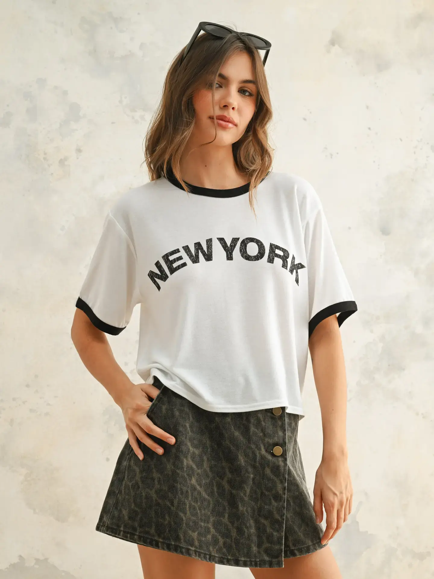 New York Faded Tee