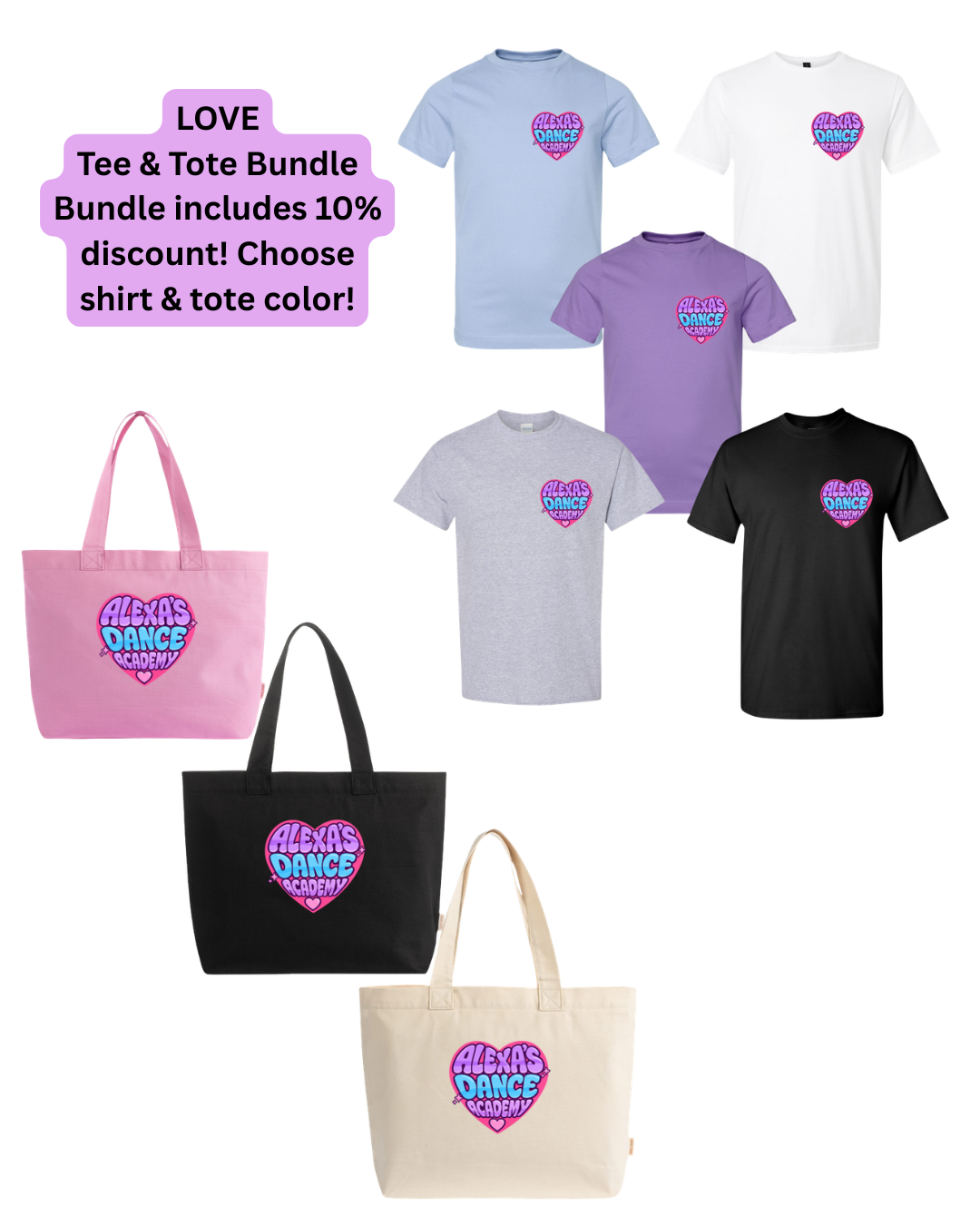 ADA - Love Tee & Tote Bundle