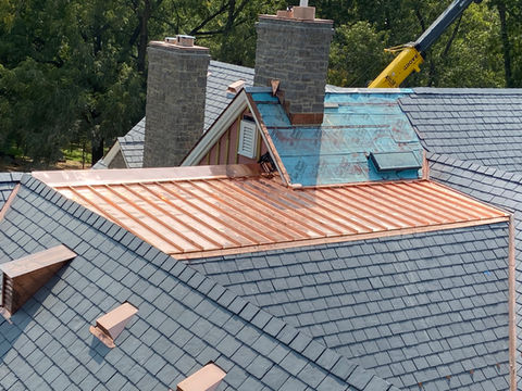 Copper Standing Seam