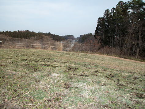 雪解けの牧場に現れるナゾの跡、その正体は？