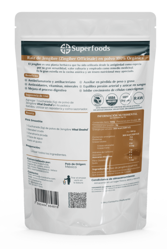 Miniatura: Jengibre Orgánico 100 gr