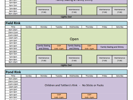 an image of the rink schedule
