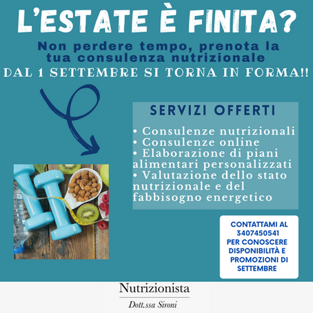 ESTATE FINITA?