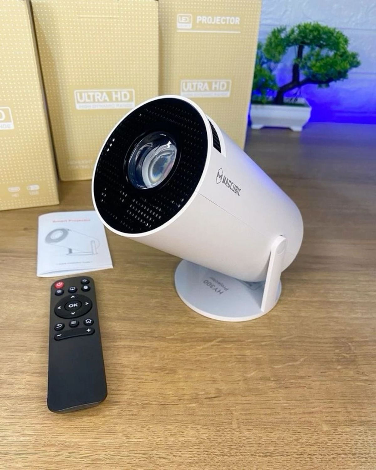 Aesthetic portable projector 