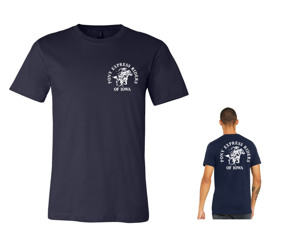 Soft PE Navy Unisex Tee BELLA CANVAS