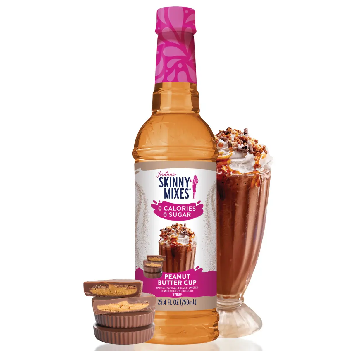 Peanut Butter Cup Syrup Sugar Fee SKINNY MIX