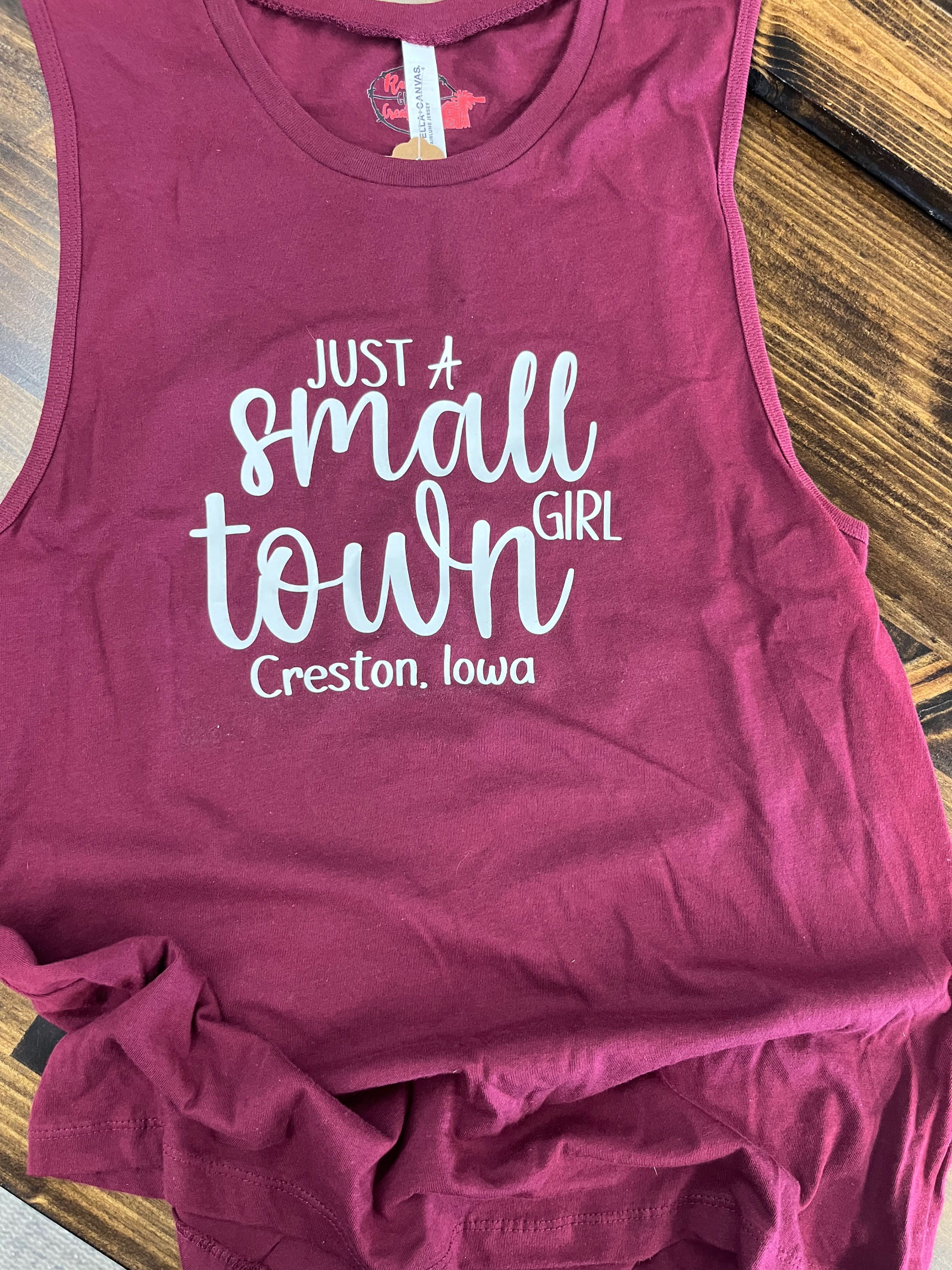 "Just a Small Town Girl" Tank