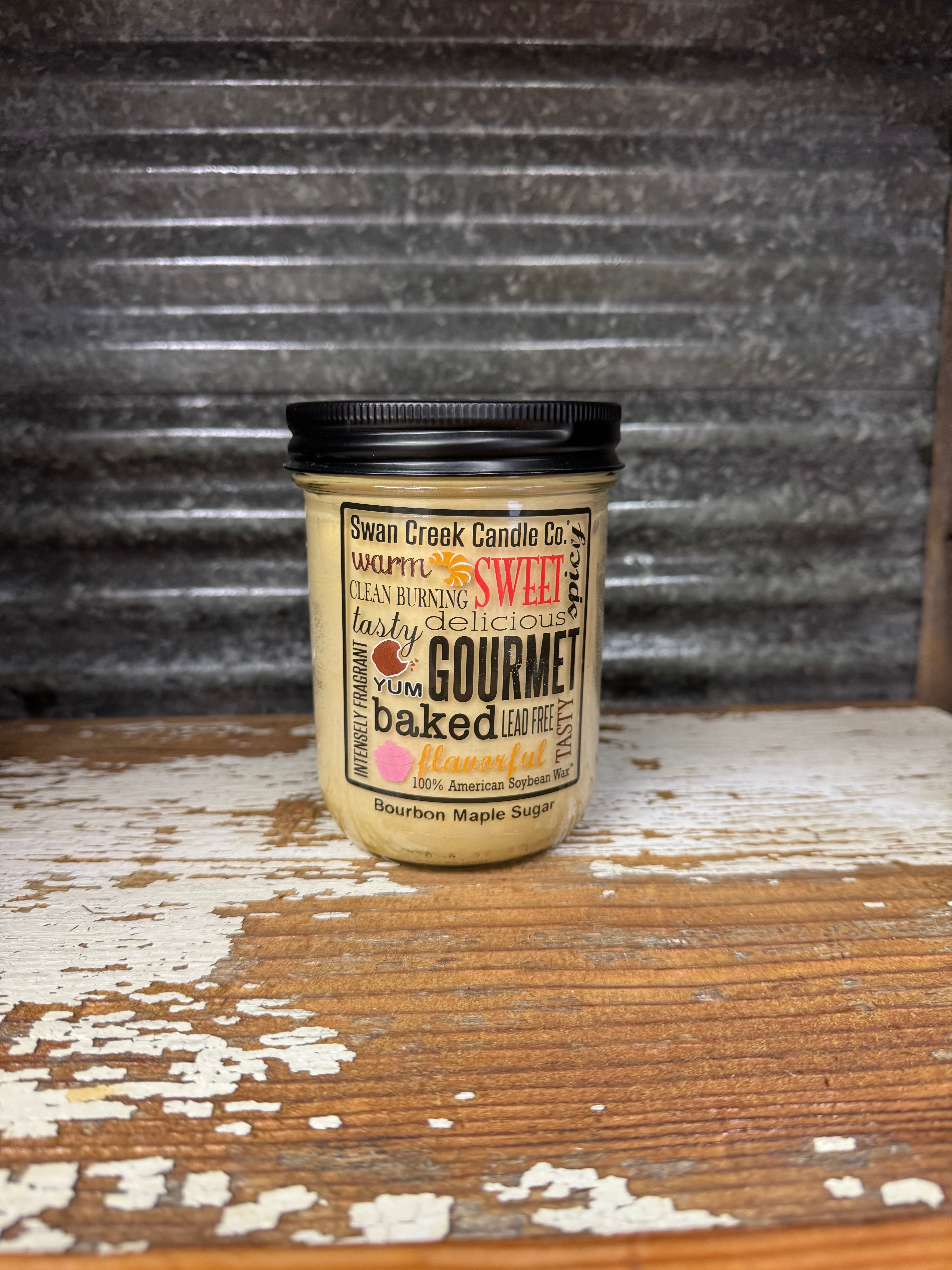 Bourbon Maple Sugar Pantry Jar Candle