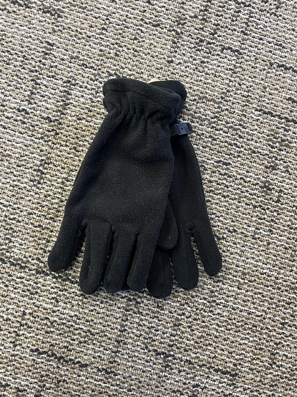 Black Fleece Gloves by Port Authority