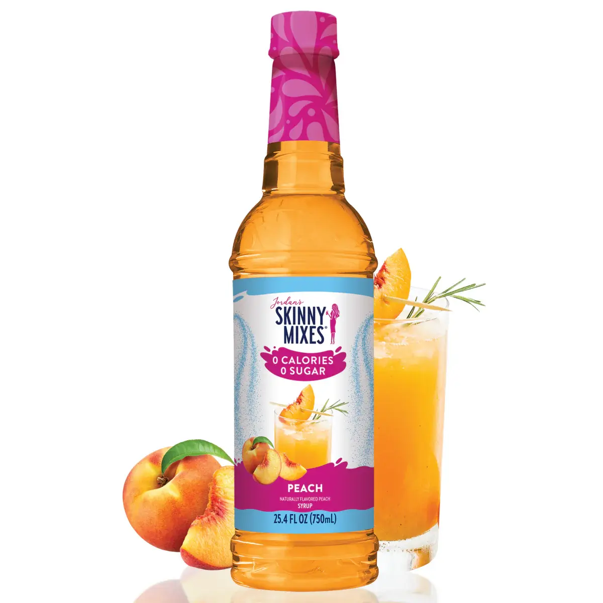 Peach Syrup Sugar Free SKINNY MIX