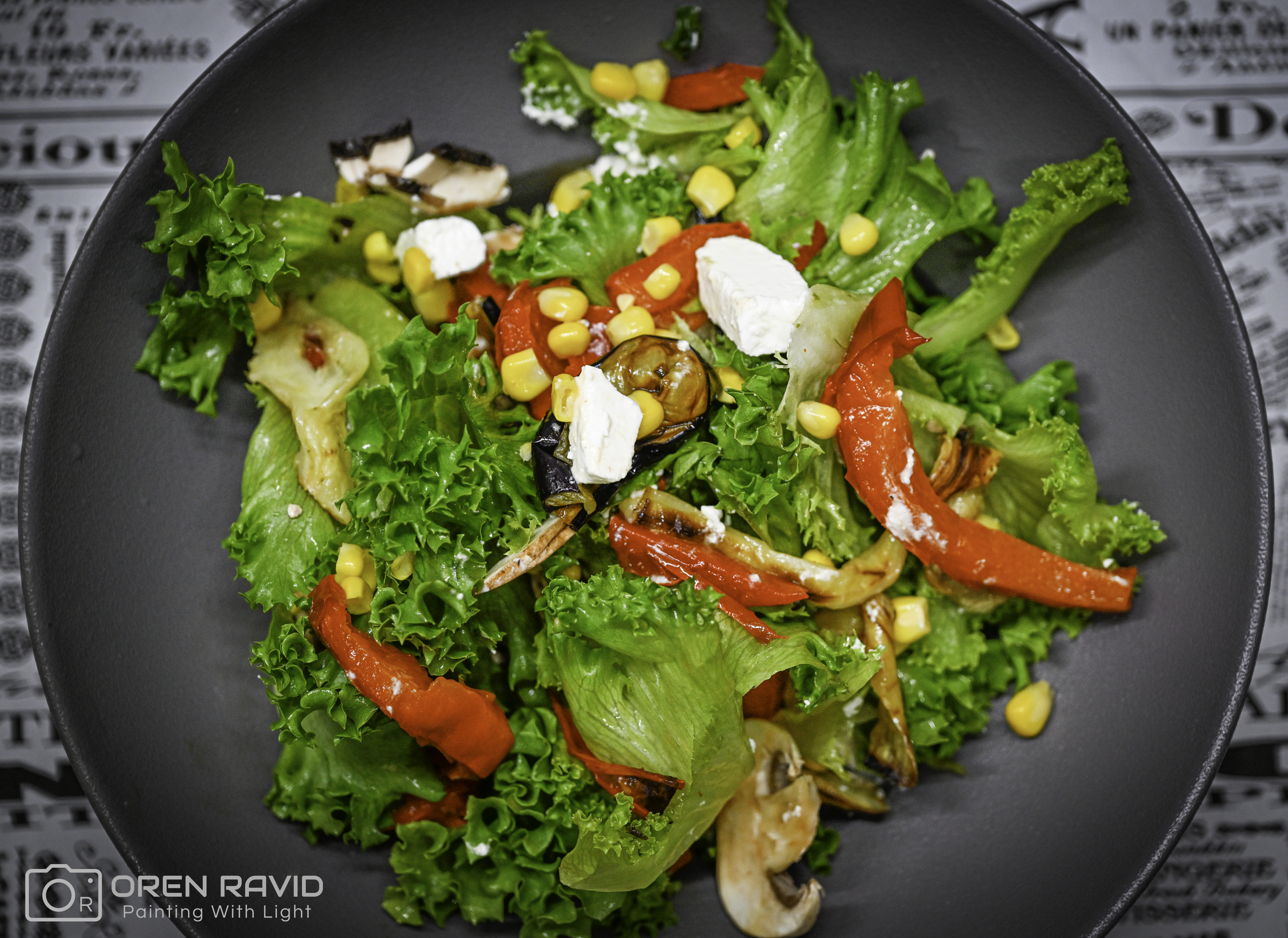 Arranged Food and Objects