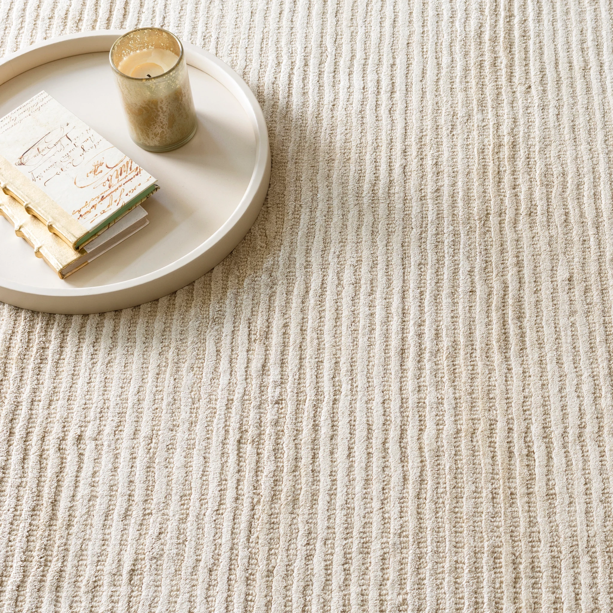 Cut Stripe Rug, Rugs, affordable rugs, boho rug, cool rugs, custom rugs, modern rugs, rug inspiration, neutral rugs, rug ideas, blue rug, rug inspo, area rugs, entryway rug, rug texture, jute rug
