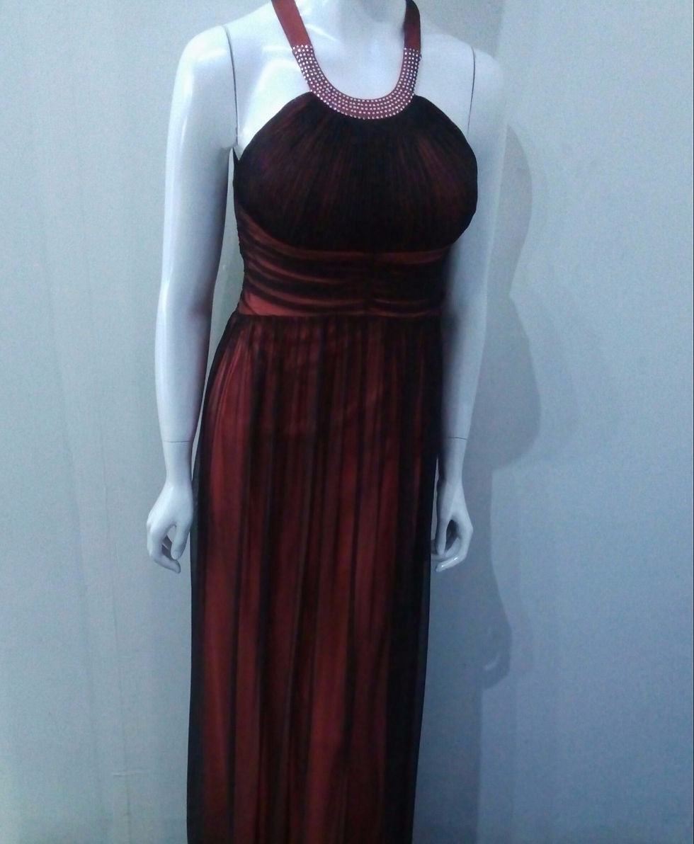 Miniatura: Vestido noche dama