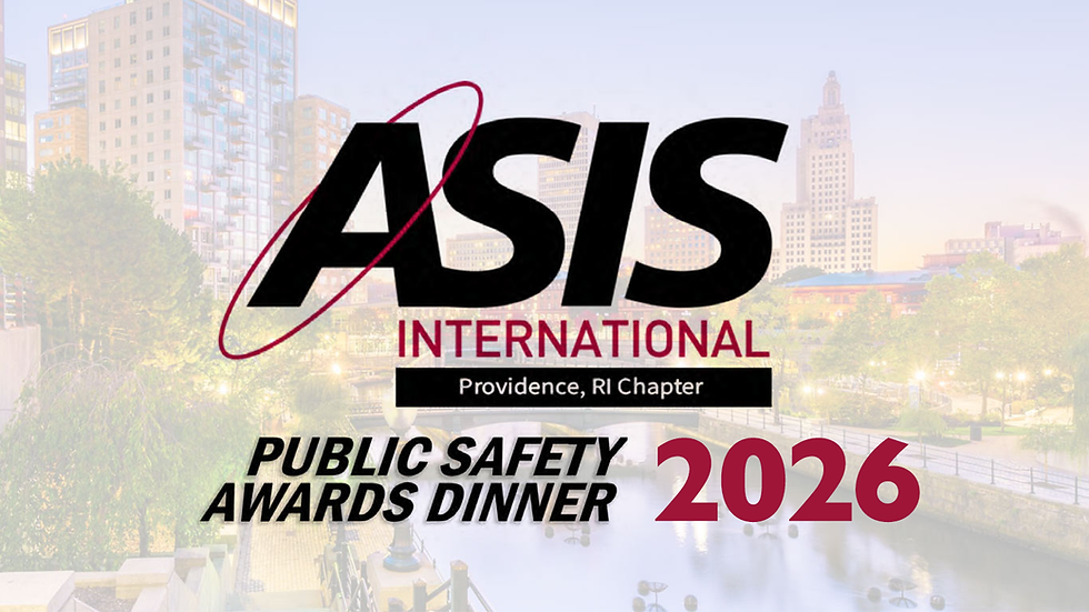 ASIS Providence Annual Public Safety Awards Dinner 2026