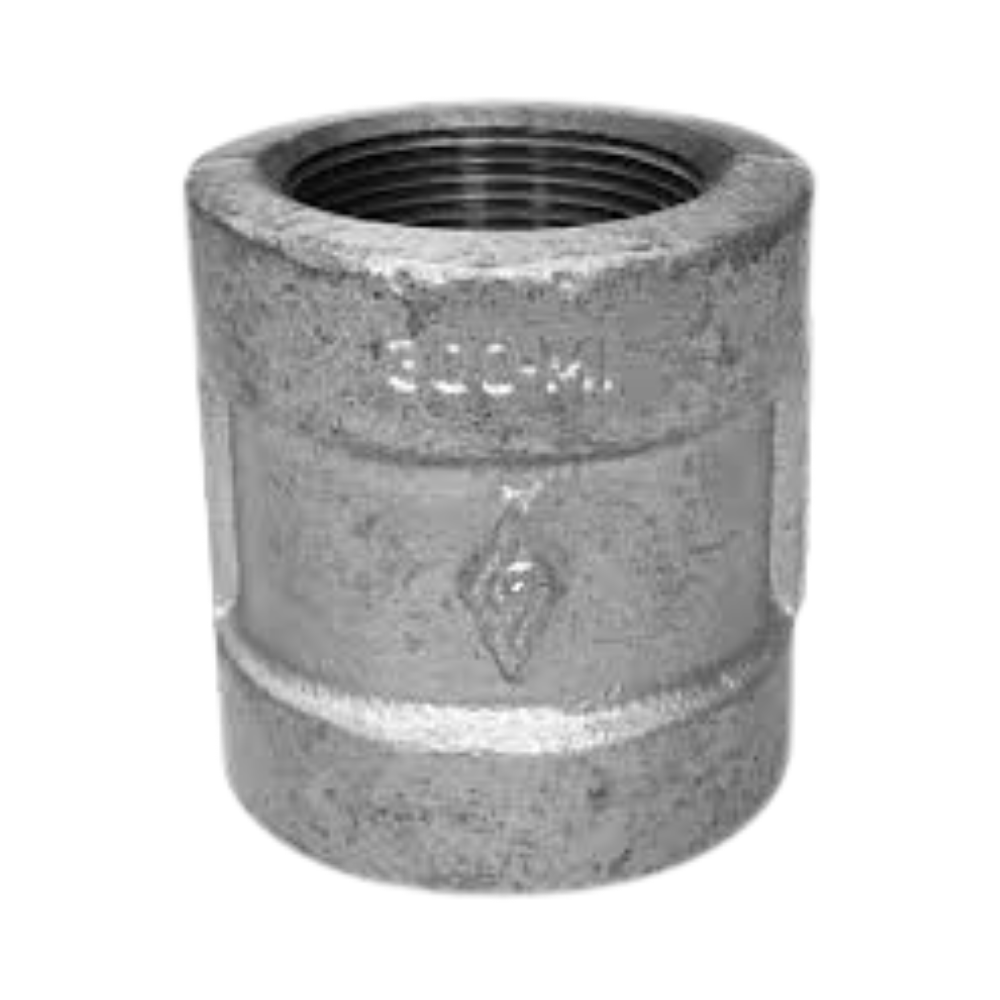 UNIÓN SIMPLE FIERRO MALEABLE ASTM A197 GALVANIZADO ASTM A153 CLASE 300