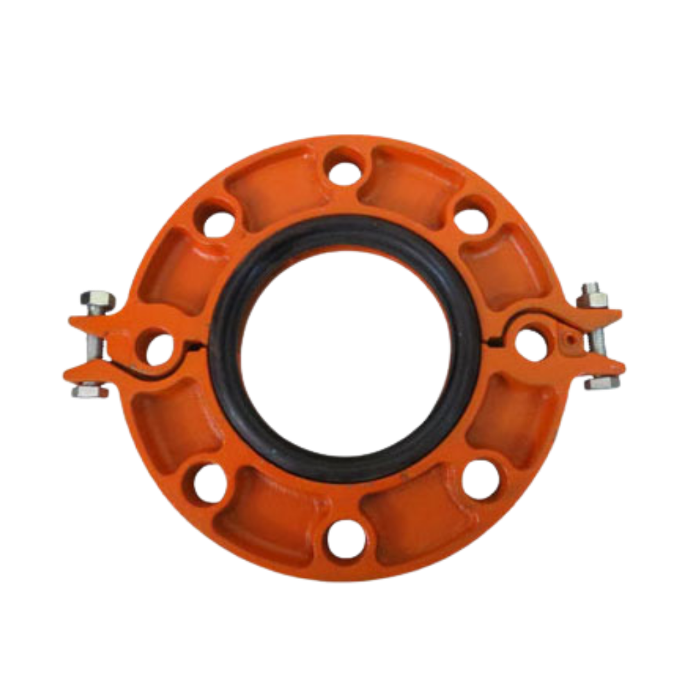 BRIDA RANURADA FIERRO DUCTIL ASTM A536 CERTIFICACION UL/FM MOD 321A ANSI 125/150