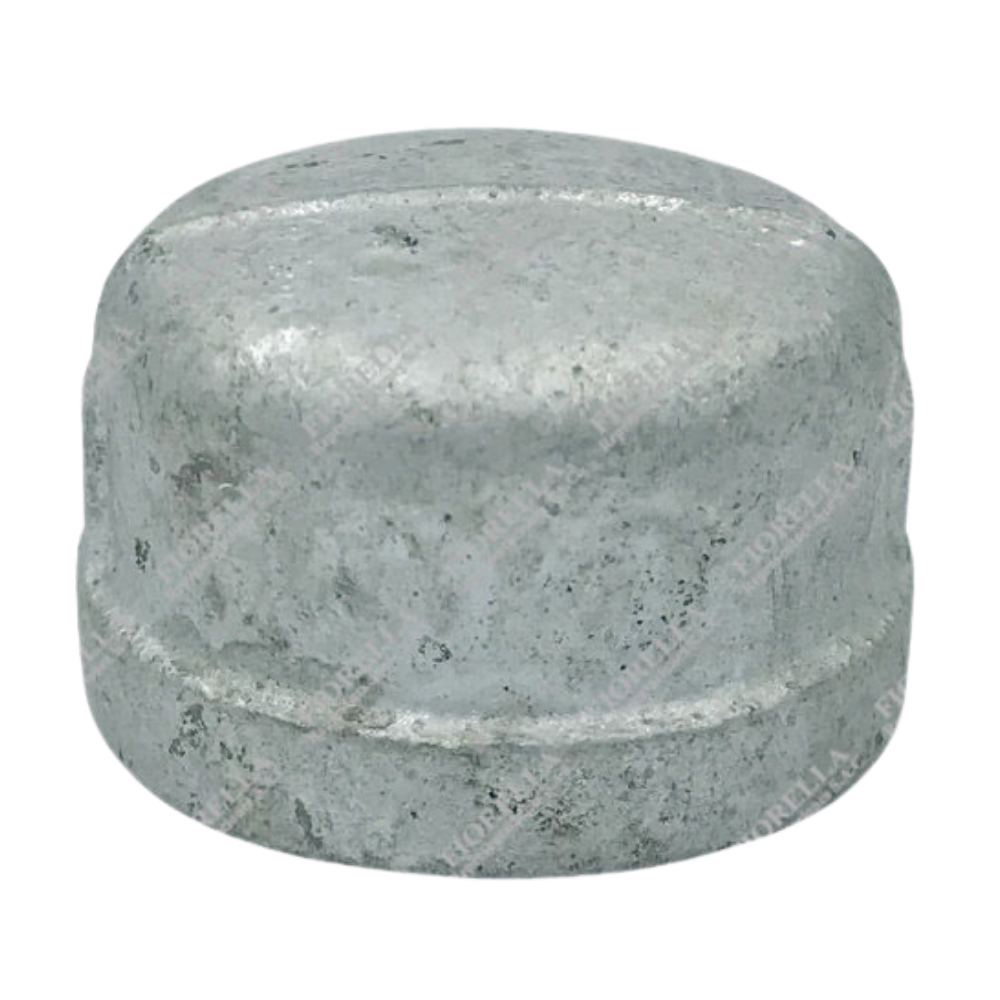 TAPON HEMBRA (CAP)FIERRO MALEABLE GALVANIZADO ASTM A197 CLASE150 ROSCA NPT UL/FM