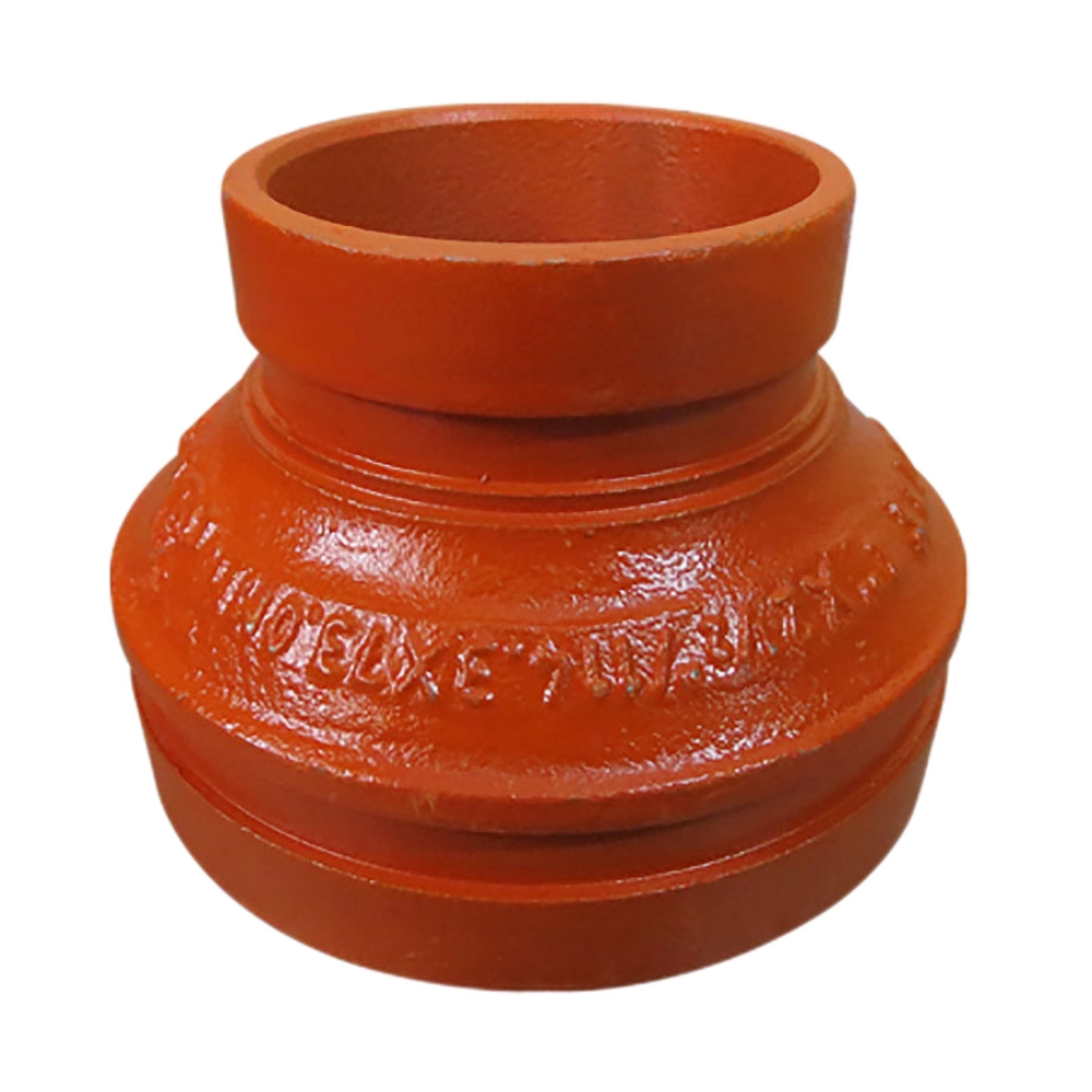 REDUC. CONCENT. RANURADA FIERRO DUCTIL ASTM A536 CERTIFICACION UL/FM MOD. 240