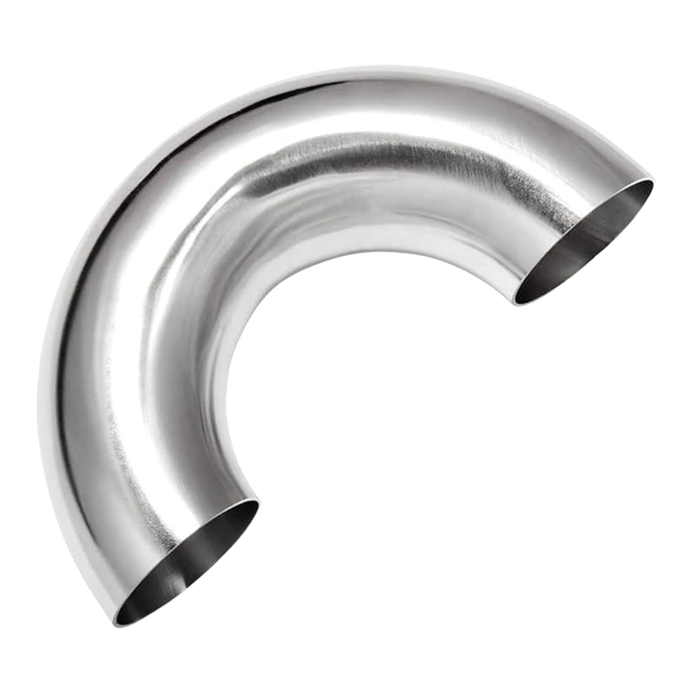 CODO 180° SANITARIO ASTM A270 C-316L 3A EXTREMOS SOLDABLES