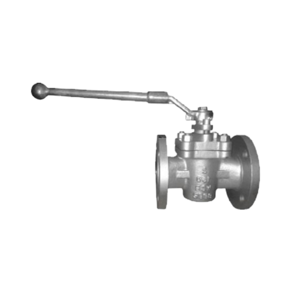 VÁLVULA MACHO ACERO AL CARBONO ASTM A216 WCB CLASE 150 BRIDADA ASME B16.5 RF