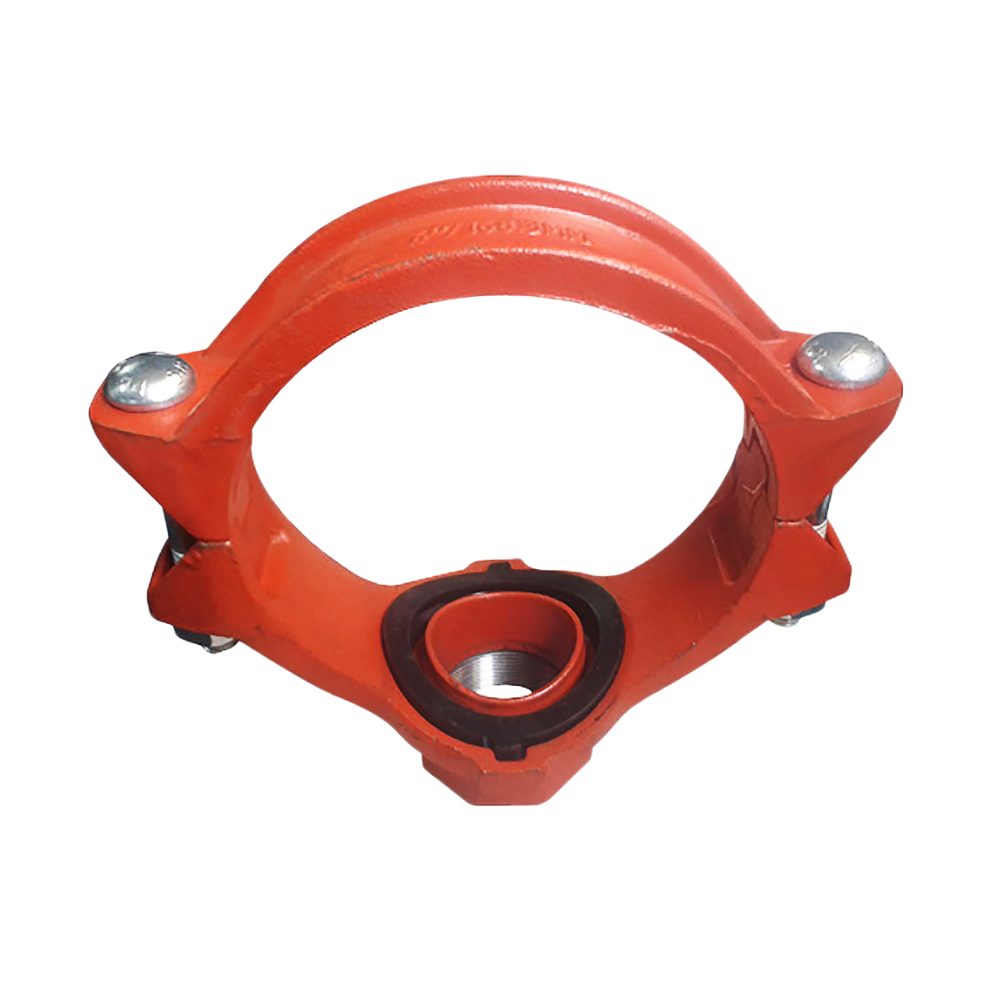 TEE MECANICA(MECHANICAL TEE THREADED OULET)ROSCADA FIERRO DUCTIL ASTM A536 MOD3J