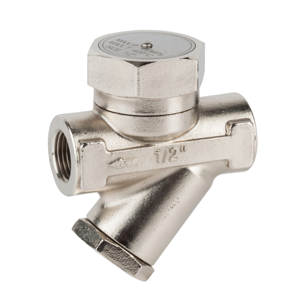 TRAMPA-PURGADOR DE VAPOR TERMODINAMICO CON FILTRO INOX SS4720 GENEBRE 2282N
