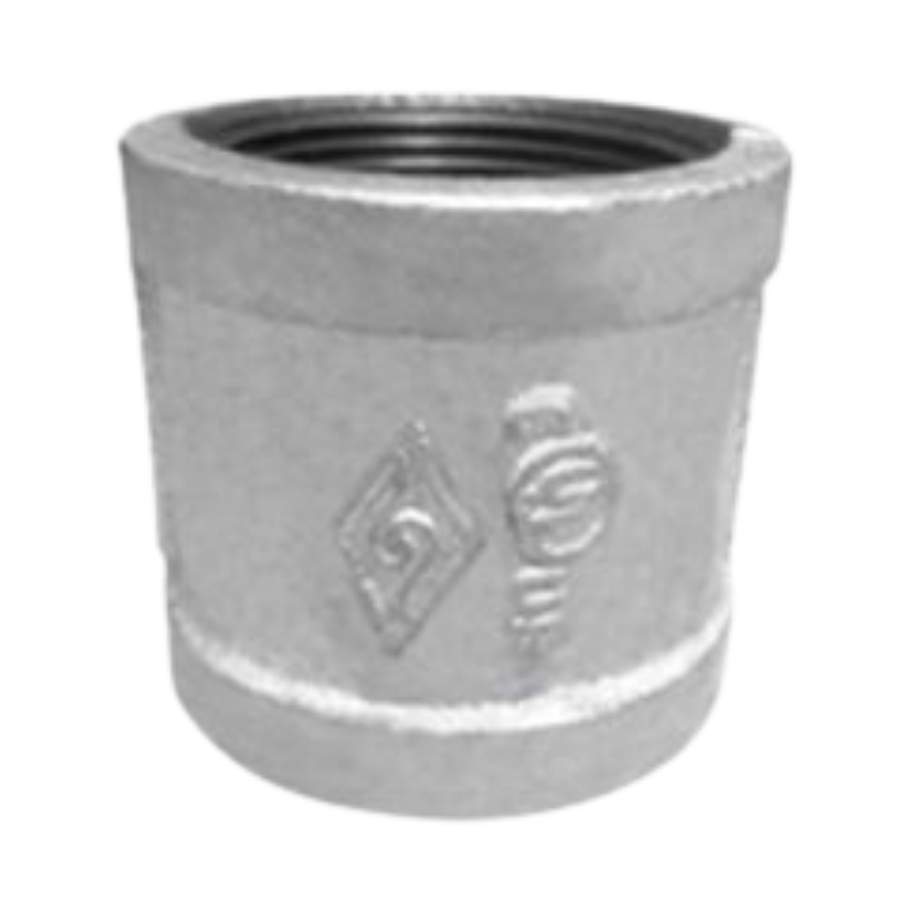 UNION SIMPLE REFORZADO FIERRO MALEABLE GALVANIZADO A197 CLASE 150ROSCA MOD. 220