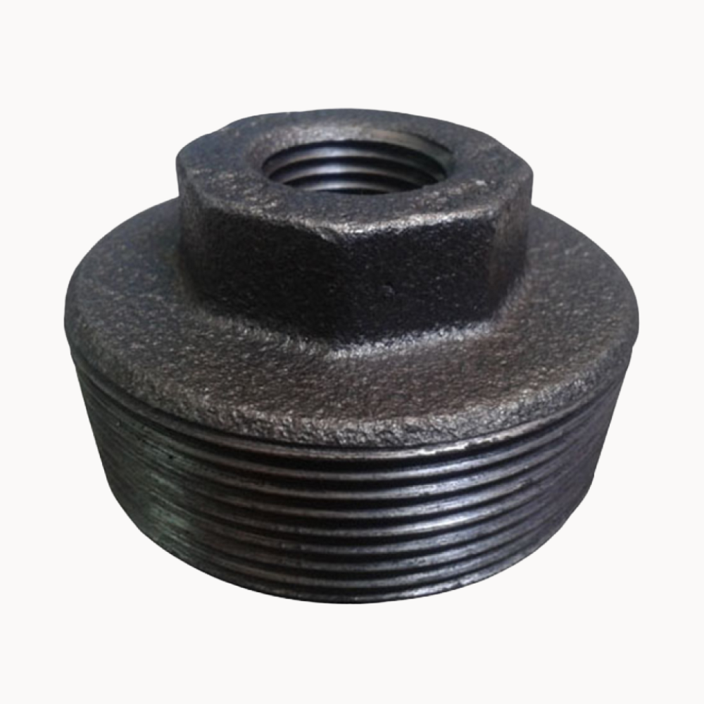 BUSHING CABEZA HEXA. MACHO/HEMBRA FIERRO MALEABLE NEGRO A197 CLASE 150/300MOD241