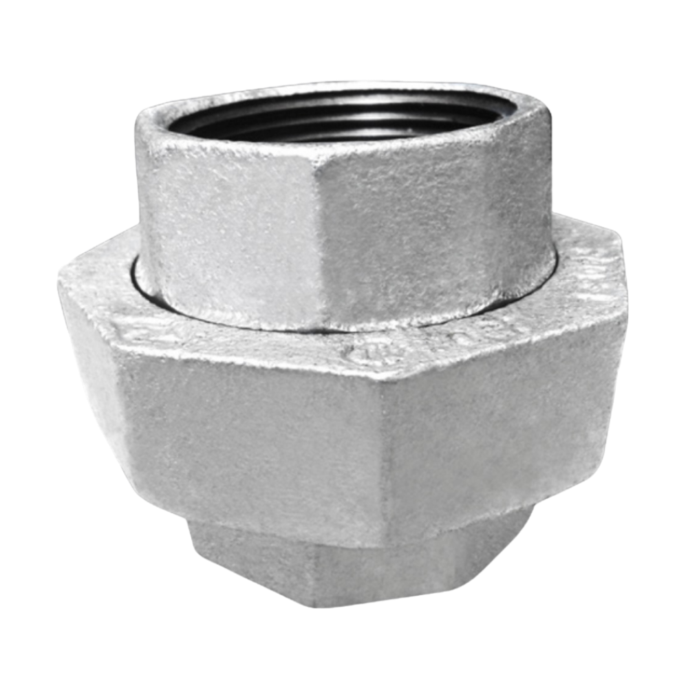 UNION UNIVERSAL CON ASIENTO DE LATON DE FIERRO GALVANIZADO A197 CLASE 150 C/ROSC