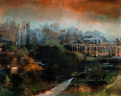 ‘Dusk - National Galleries and Edinburgh Skyline’