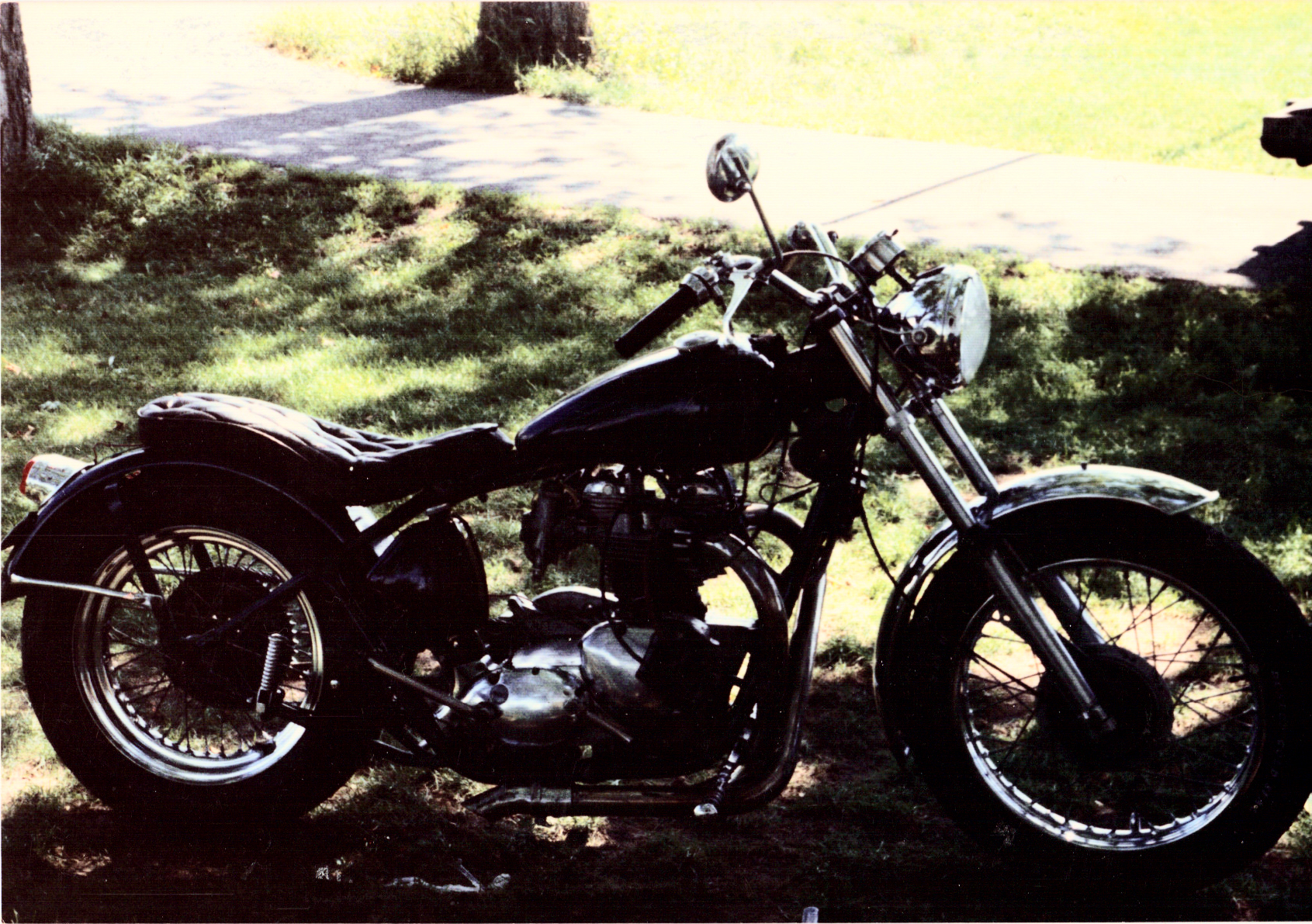 1971 triumph bonneville 650 chopper