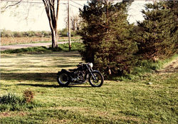 1971 Triumph 650 Bonneville motorcycle