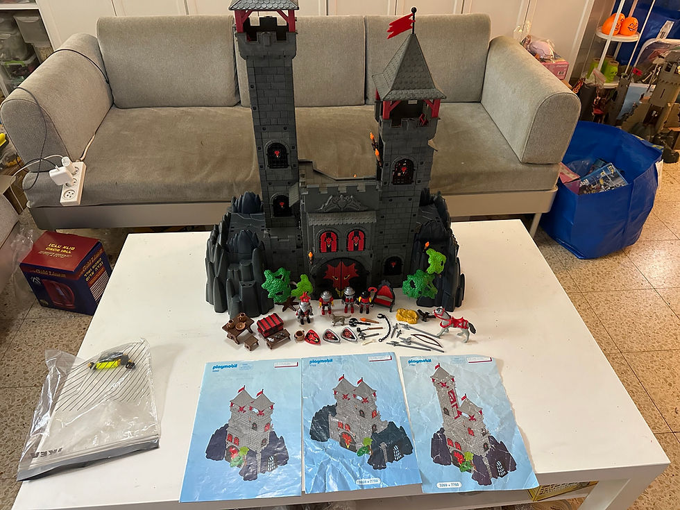 פליימוביל טירת הסלע (3269) עם חומת הרחבה (7759) ומגדל הרחבה (7760)