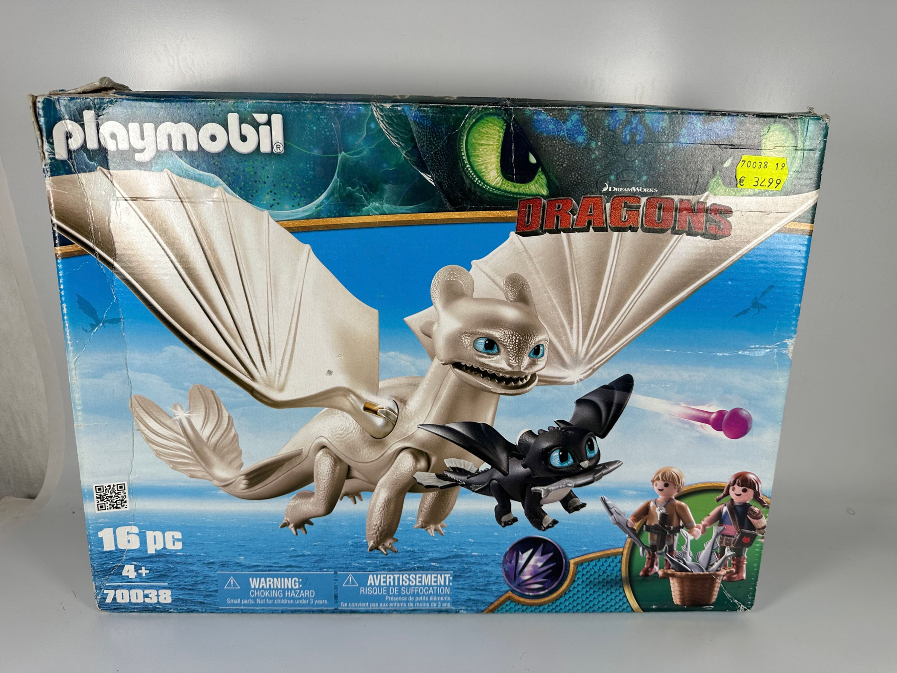 פליימוביל 70038 דרקונית זעם האור ודרקון תינוק עם ילדים
